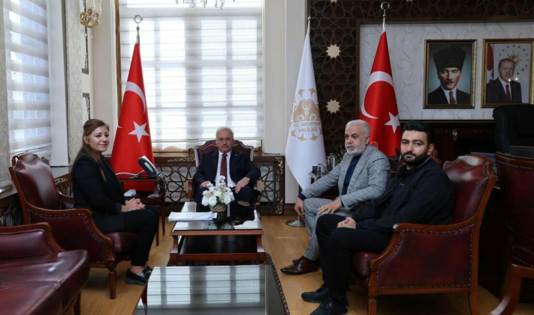 Aksaray Valisi Mehmet Ali Kumbuzoğlu, şehit İsmail Dağ’ın kızı Fatma