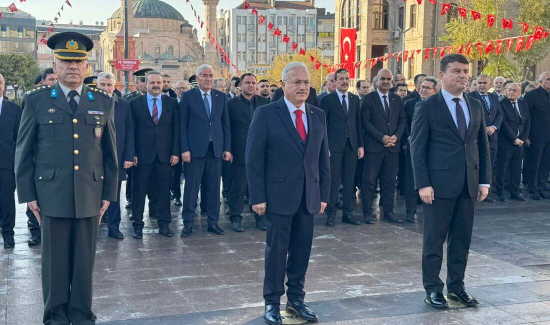 AKSARAY’DA ATATÜRK’ÜN 87. ÖLÜM YIL DÖNÜMÜNDE DUYGUSAL TÖREN Gazi Mustafa