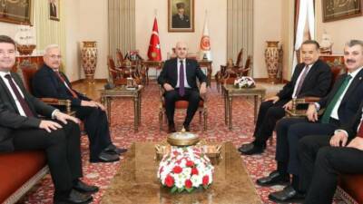 Aksaray Valisi Mehmet Ali Kumbuzoğlu, milletvekilleri Cengiz Aydoğdu, Hüseyin Altınsoy