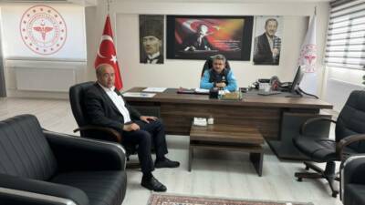 Yenikent Belediye Başkanı Ali Altınsoy, Aksaray İl Sağlık Müdürü Dr.