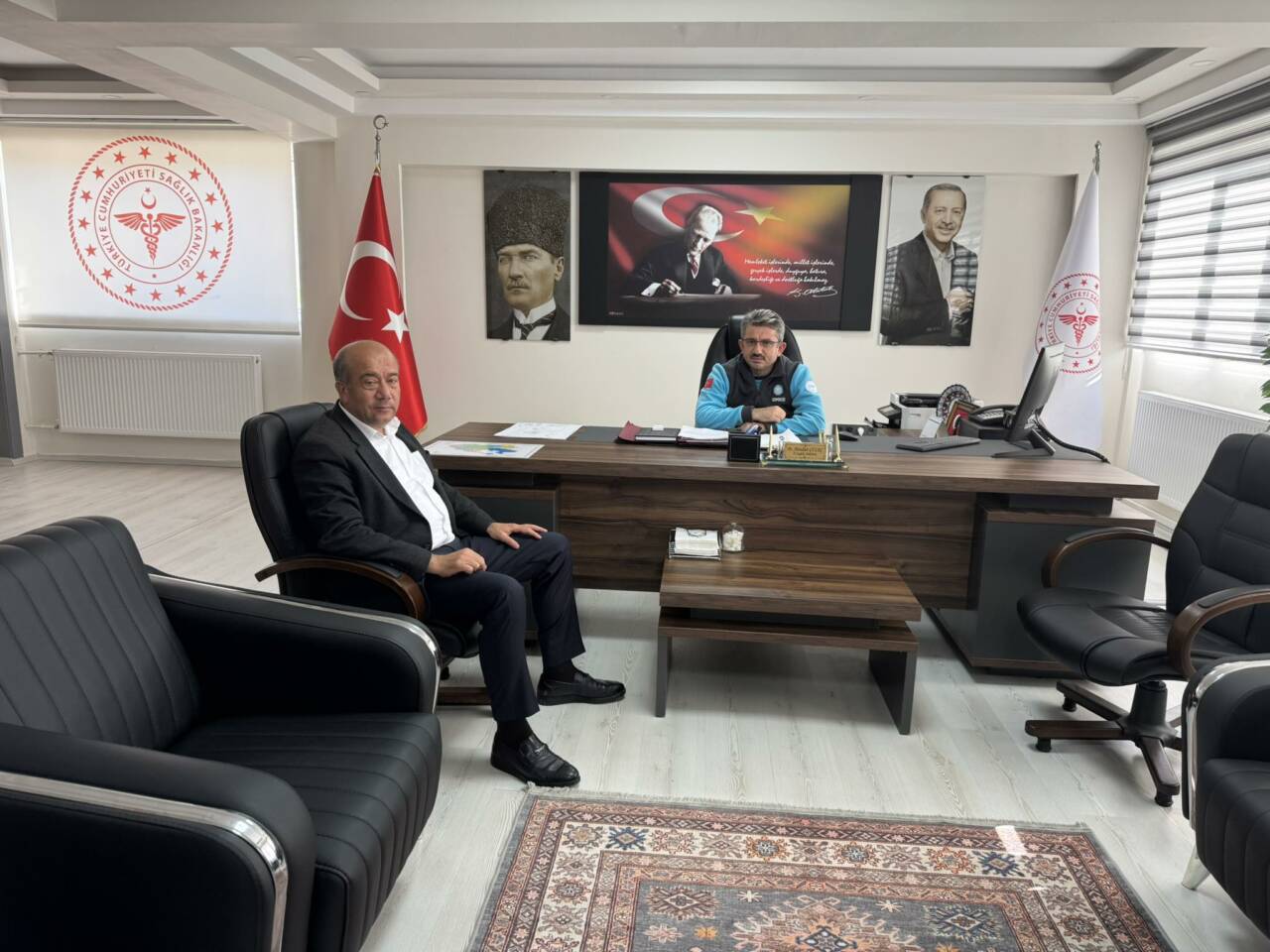Yenikent Belediye Başkanı Ali Altınsoy, Aksaray İl Sağlık Müdürü Dr.