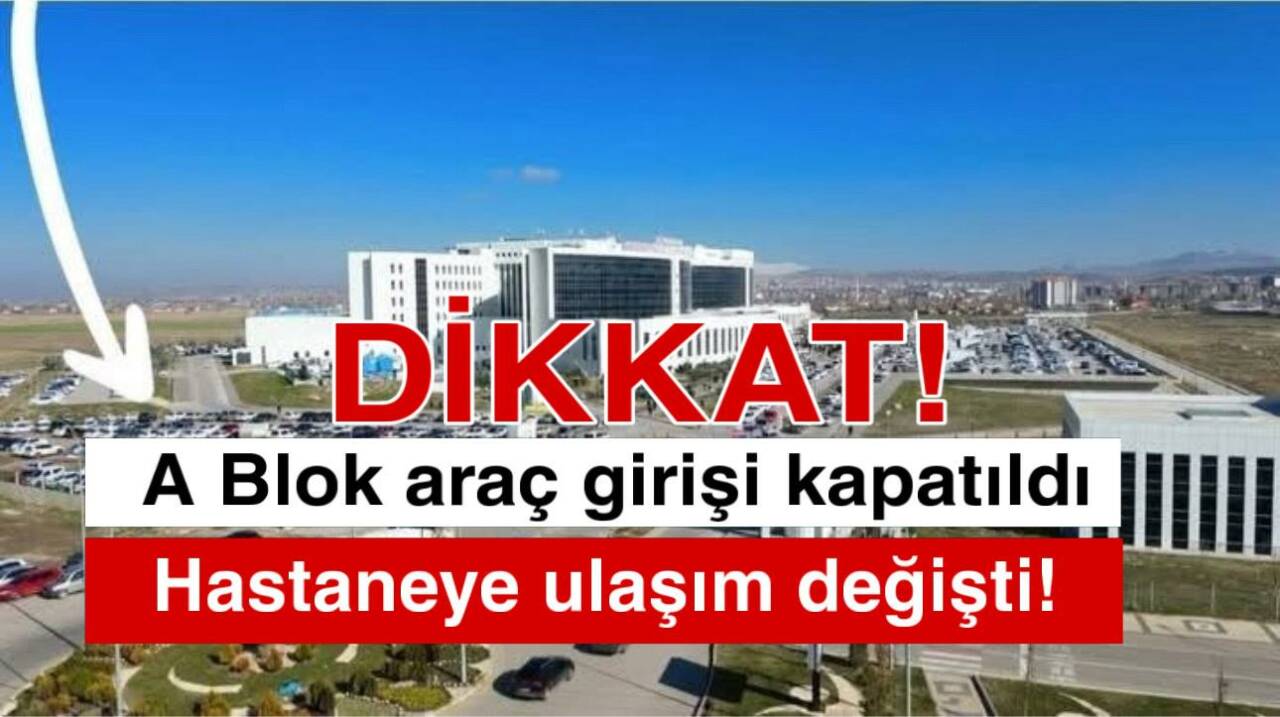 Aksaray Eğitim ve Araştırma Hastanesinde A Blok otopark girişi 29