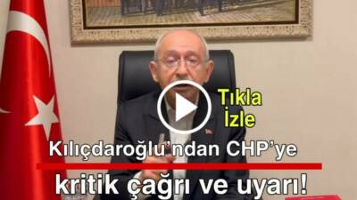 Kılıçdaroğlu, CHP’nin rüşvet ve yolsuzlukla anılamayacağını belirterek partiyi “ahlaki uyanışa”