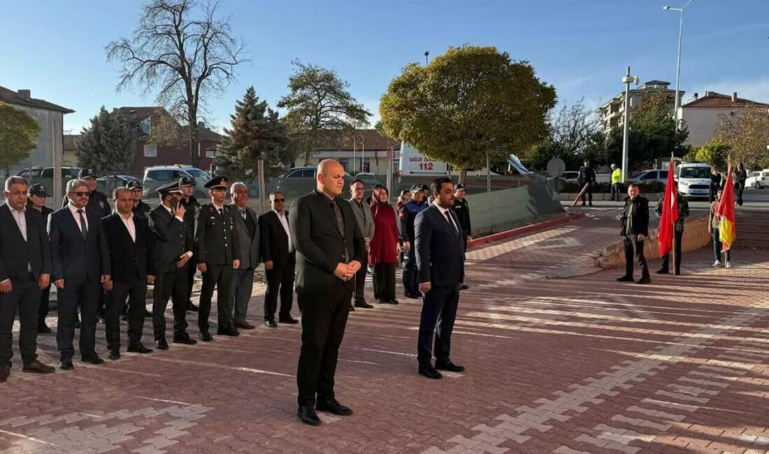 Ağaçören’de, Gazi Mustafa Kemal Atatürk’ün ebediyete intikalinin 87. yılında düzenlenen