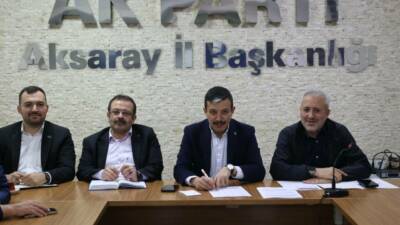 AK Parti Aksaray İl Başkanlığı’nda haftalık olağan il yönetim kurulu