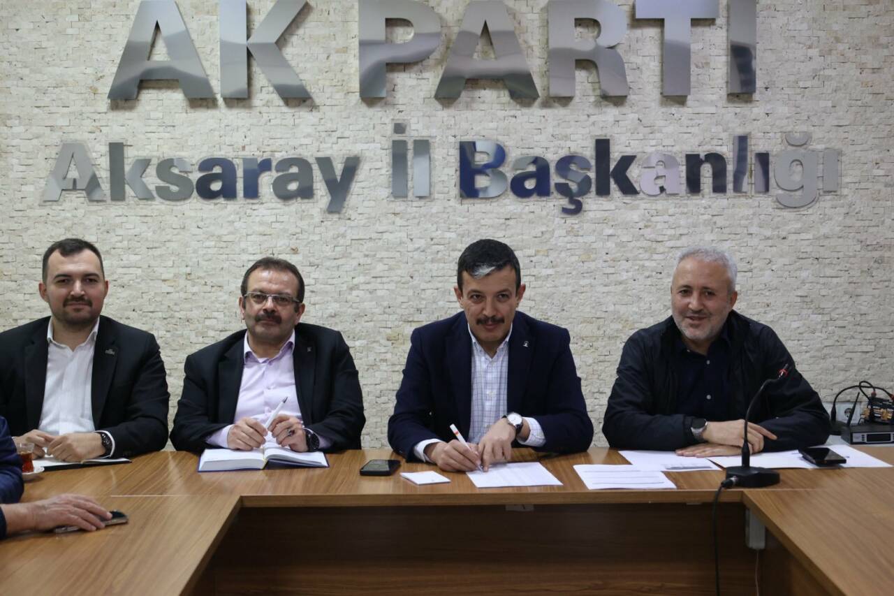 AK Parti Aksaray İl Başkanlığı’nda haftalık olağan il yönetim kurulu