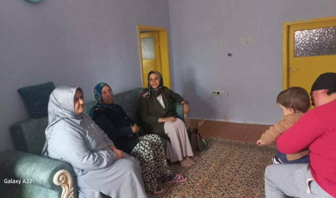 AK Parti Aksaray Kadın Kolları Başkanlığı tarafından yürütülen hane ziyaretleri
