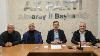 AK Parti Aksaray İl Teşkilatı, haftalık olağan il yönetim kurulu