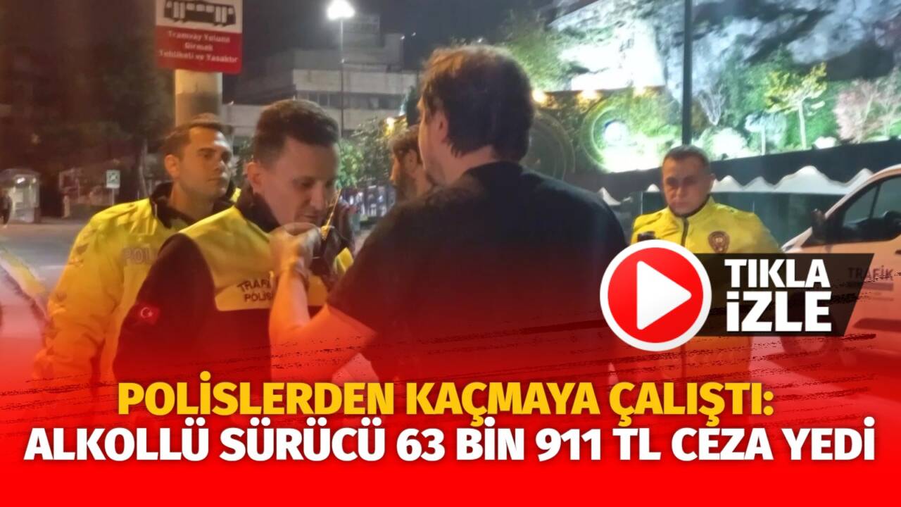 Bursa'nın Osmangazi ilçesinde yaşanan olayda polis ekiplerinin trafik uygulamasından kaçmaya