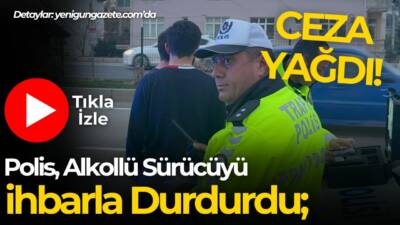 Aksarayda araç içerisinde alkol aldığı iddia edilen sürücüye ceza yağdı.