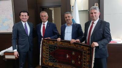 Ihlara Belediye Başkanı Yunus Akar ve Selime Belediye Başkanı Turgut