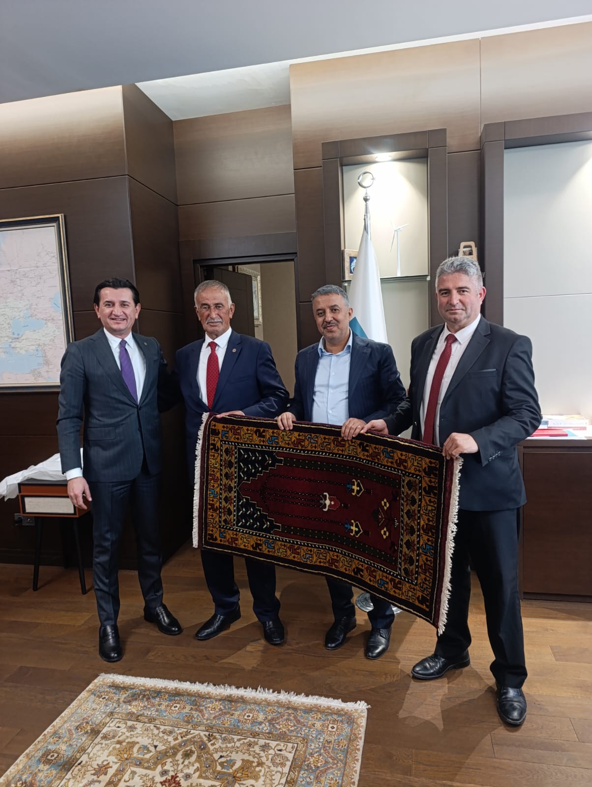 Ihlara Belediye Başkanı Yunus Akar ve Selime Belediye Başkanı Turgut