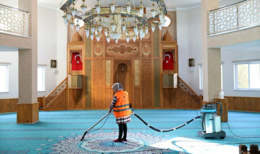 Aksaray Belediyesi, şehir genelindeki camilerin temiz, ferah ve hijyenik kalması