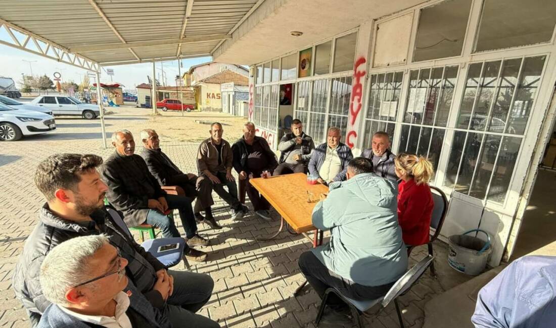 CHP Aksaray il örgütü, Topakkaya beldesinde bir dizi ziyaret ve