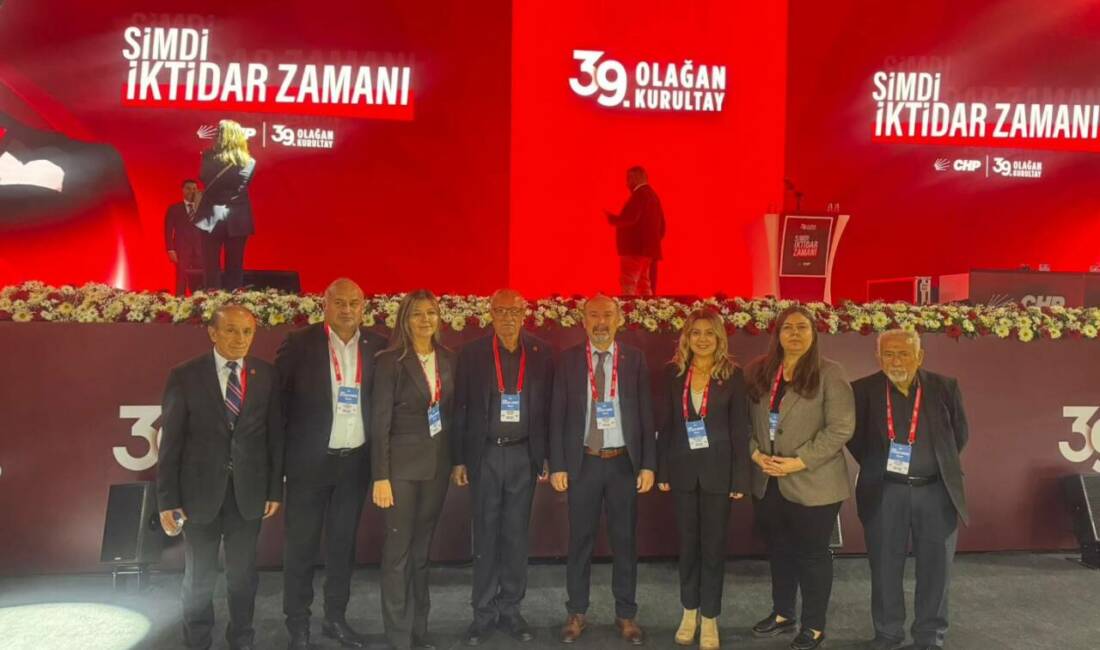 Cumhuriyet Halk Partisi’nin “Şimdi iktidar zamanı” sloganıyla düzenlediği 39. Olağan