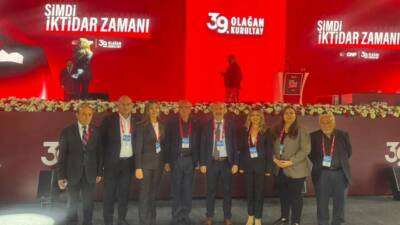 Cumhuriyet Halk Partisi’nin “Şimdi iktidar zamanı” sloganıyla düzenlediği 39. Olağan