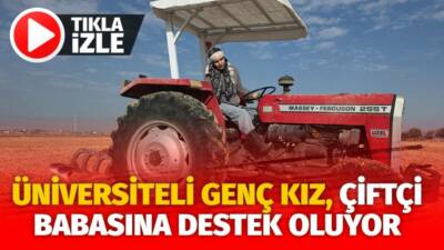 Aksaray'ın Eskil ilçesinde yaşayan 23 yaşındaki Ayşe Özkara, çiftçilik yapan