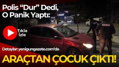 Huzur Güven Uygulaması’nda 15 yaşındaki sürücü trafiğe çıktı. Polis uygulamasına