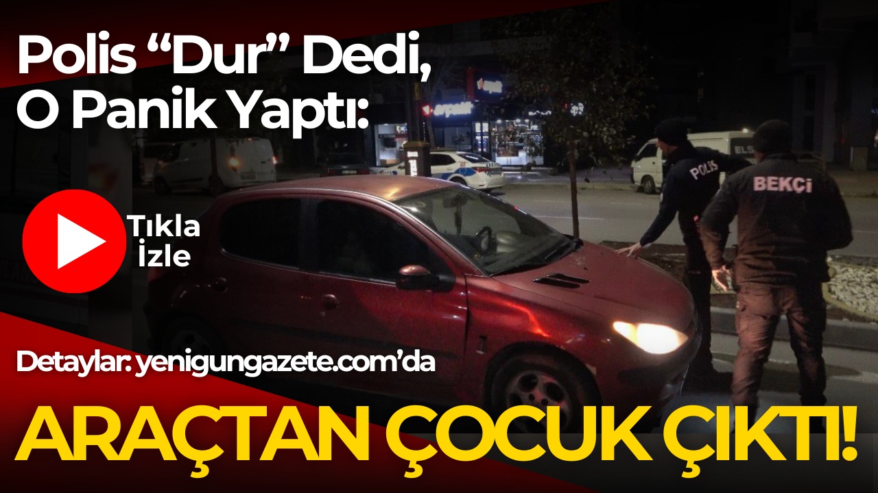 Huzur Güven Uygulaması’nda 15 yaşındaki sürücü trafiğe çıktı. Polis uygulamasına