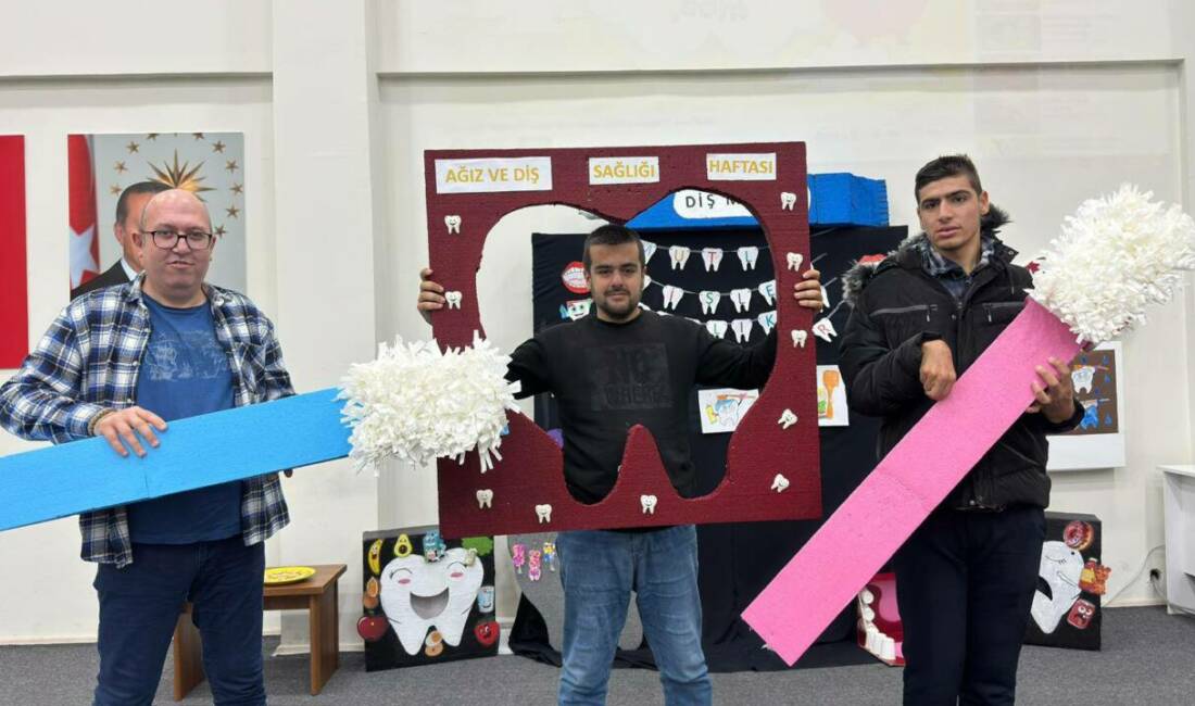 Aksaray Belediyesi, Diş Sağlığı Haftası kapsamında engelli bireylerle bir araya