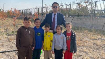11 Kasım Milli Ağaçlandırma Günü kapsamında Eskil’de anlamlı bir etkinlik