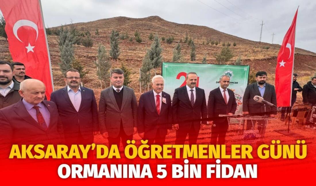 Aksaray Belediyesi 24 Kasım öğretmenler günü nedeni ile Kireçlik Mevkii’ndeki