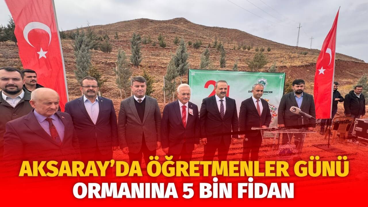 Aksaray Belediyesi 24 Kasım öğretmenler günü nedeni ile Kireçlik Mevkii’ndeki