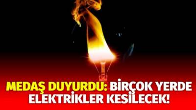 MERAM Elektrik Dağıtım Şirketi tarafından yapılan açıklama kapsamında Aksaray’ın bazı