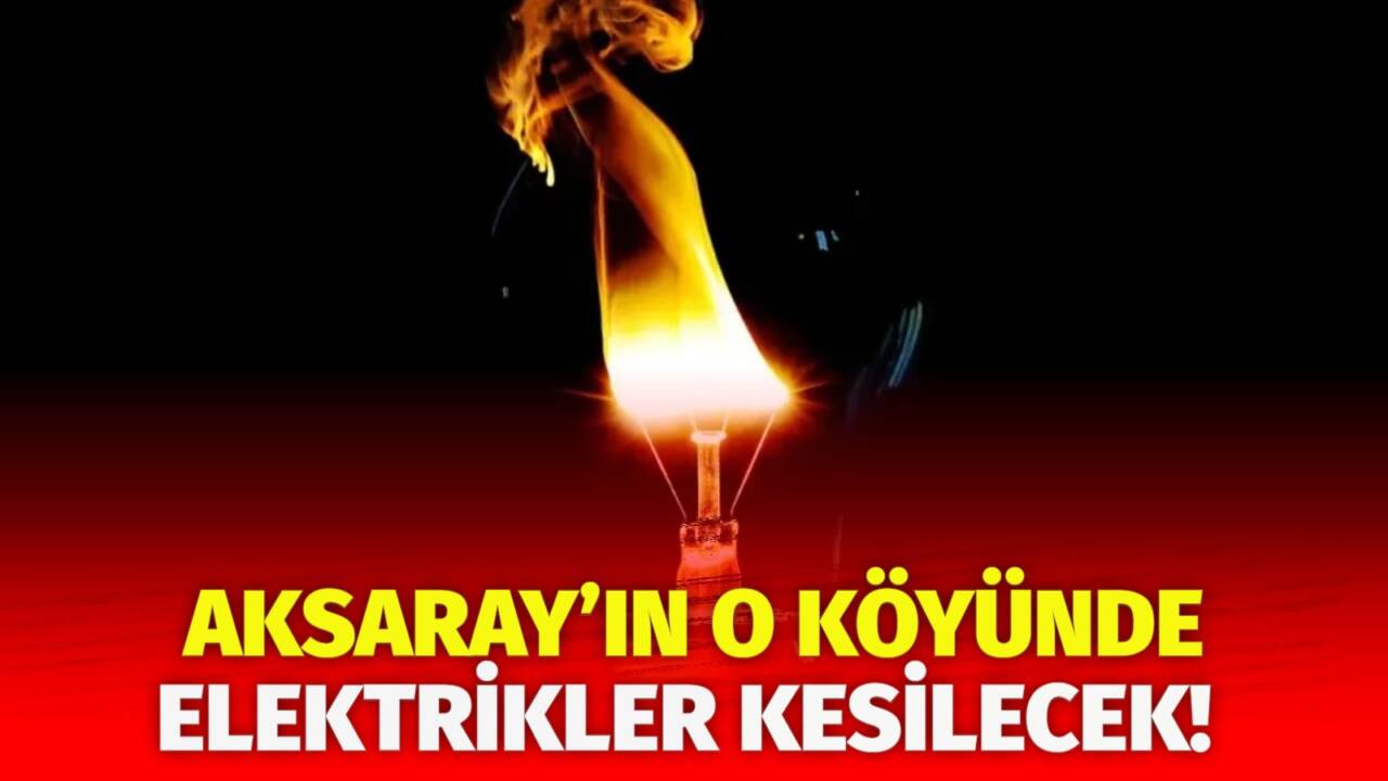 MERAM Elektrik Dağıtım Şirketi tarafından yapılan açıklama kapsamında Aksaray’ın bazı