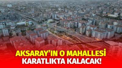 MERAM Elektrik Dağıtım Şirketi tarafından yapılan açıklama kapsamında Aksaray’ın bazı