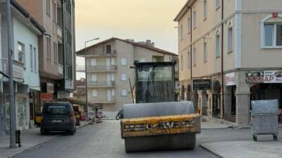 Gülağaç Belediyesi, ilçe merkezinde başlattığı üst yapı çalışmalarına aralıksız devam