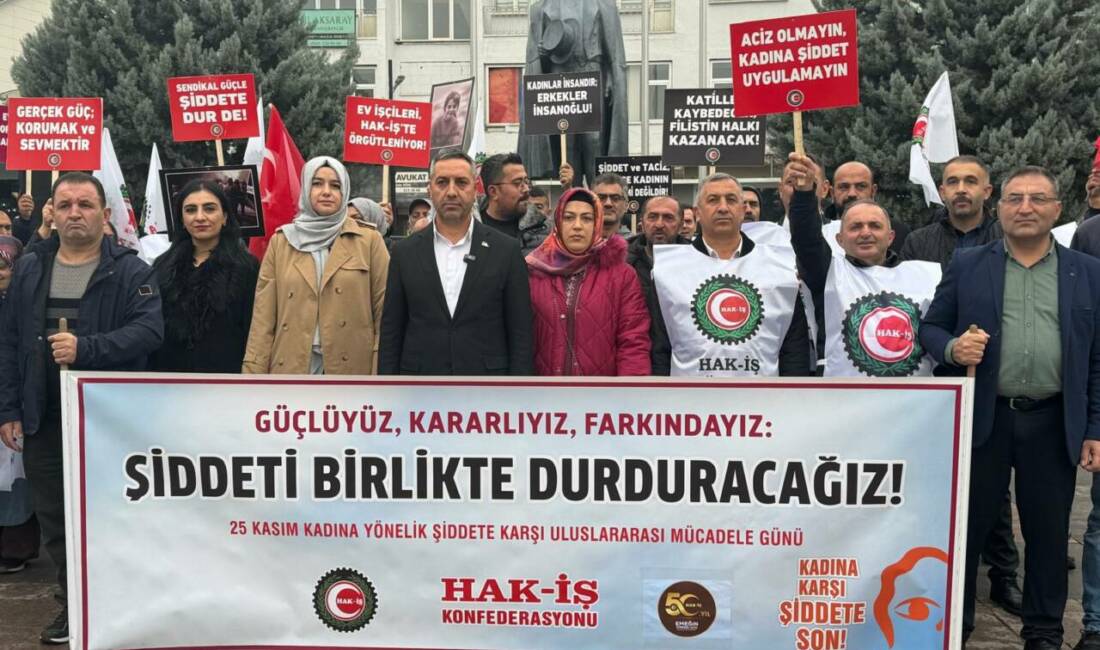 25 Kasım Kadına Yönelik Şiddete Karşı Uluslararası Mücadele Günü’nde kapsamında