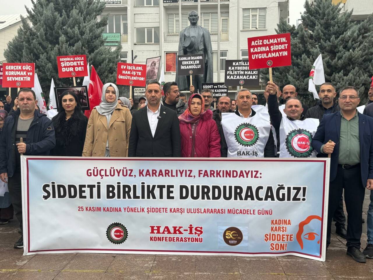 25 Kasım Kadına Yönelik Şiddete Karşı Uluslararası Mücadele Günü’nde kapsamında