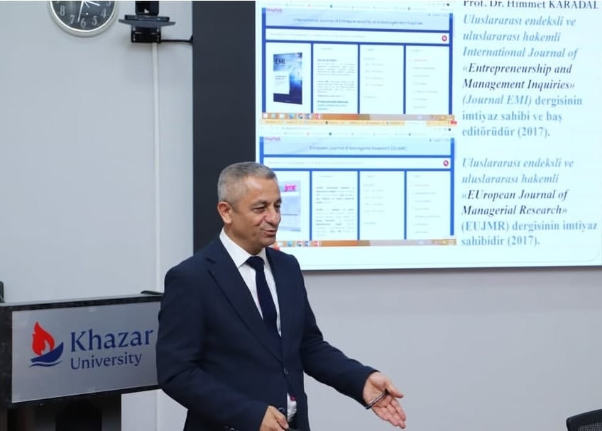 Prof. Dr. Himmet Karadal, Bakü’de Türk Dünyası girişimcilik ekosisteminin güçlenmesi