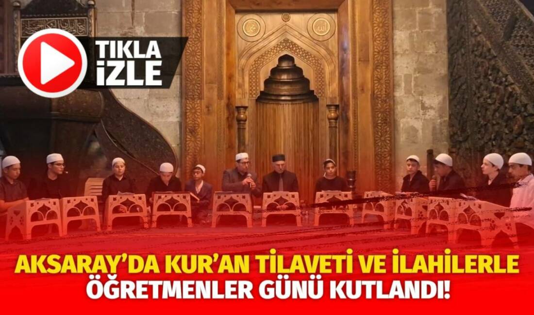 Merkez Ulu Cami’de gerçekleştirilen programda Kur’an tilaveti, ilahiler ve Mevlid-i