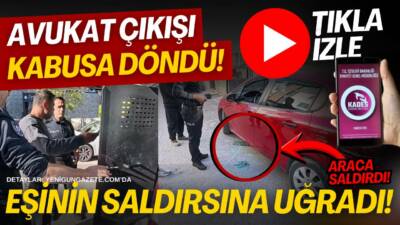 Aksaray’da avukat görüşmesinden çıkan kadın, boşanma aşamasındaki eşinin saldırısına uğradı.