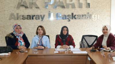 AK Parti Aksaray İl Kadın Kolları’nın haftalık olağan yönetim kurulu