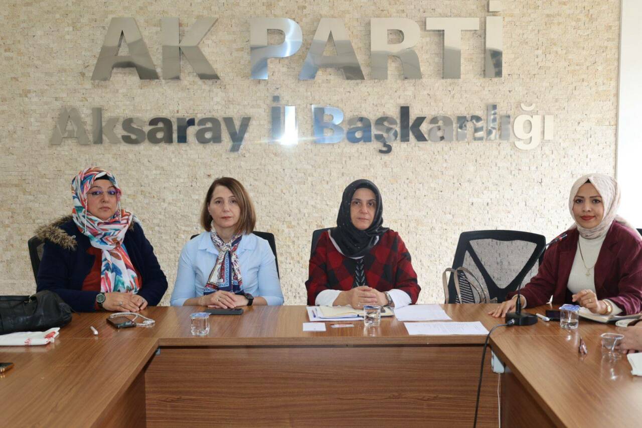 AK Parti Aksaray İl Kadın Kolları’nın haftalık olağan yönetim kurulu