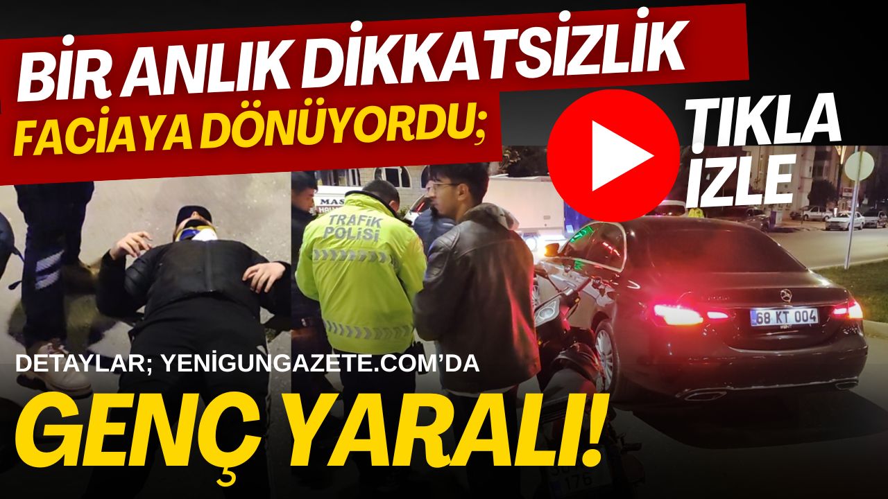 Atatürk Bulvarı’nda otomobille çarpışan motosikletteki yolcu yaralandı, hastaneye kaldırıldı.