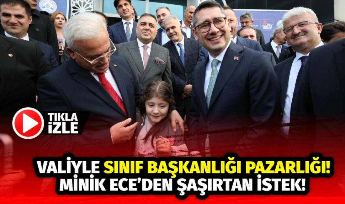 Aksaray’da 3. sınıf öğrencisi Ecem Bera, sınıf başkanlığı seçimi öncesi