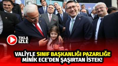 Aksaray’da 3. sınıf öğrencisi Ecem Bera, sınıf başkanlığı seçimi öncesi