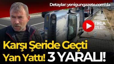 Aksaray’da sollama esnasında otomobil ile tırın çarpışması sonucu meydana gelen