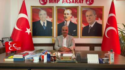 Milliyetçi Hareket Partisi Aksaray İl Başkanı Burhanettin Karataş, 10 Kasım