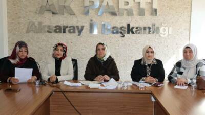 AK Parti Aksaray Kadın Kolları Teşkilatı, haftalık olağan yönetim kurulu