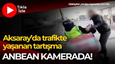 Motosikletliye kızan servis sürücüsü çocuk taşıyorum dedi, kuryeye tokat attı.