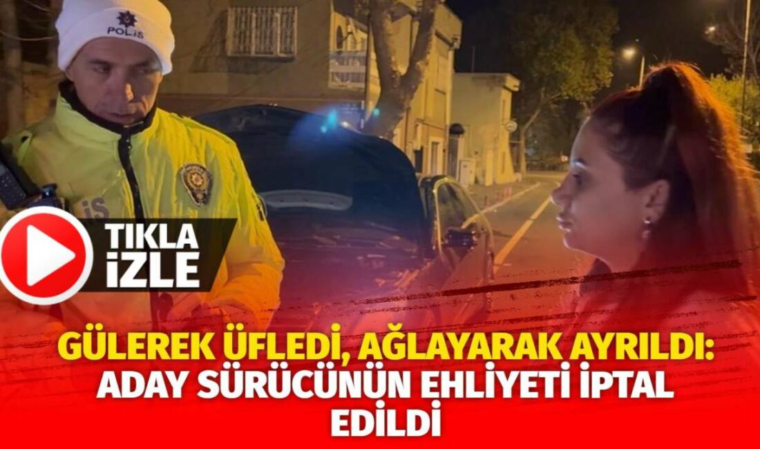 Kayseri'de polis ekipleri tarafından yapılan denetimde aday sürücü 0.29 promil