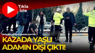 Tacin Mahallesi’nde motosiklet ile bisikletin çarpıştığı kazada 17 ve 77