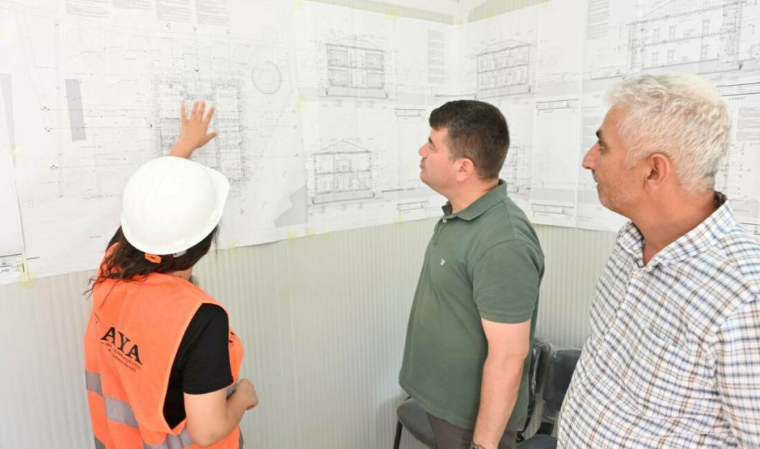 Bir dönem Kızıltanlar Konağı olarak bilinen tarihi yapıda taşların tek