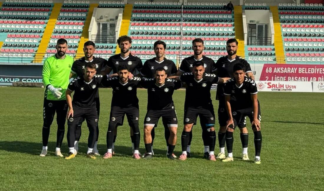 Ertelenen ligler sonrası genç ağırlıklı kadro ile sahaya çıkan Aksarayspor,
