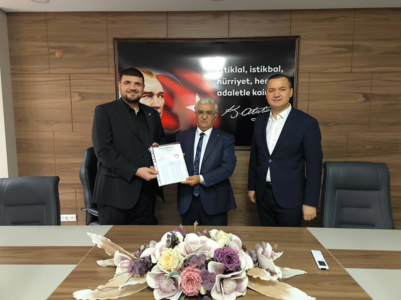 İYİ Parti Aksaray İl Başkanı Sercan Belgemen, bugün düzenlenen törenle